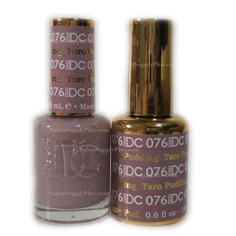 076 Dnd Dc Gel Taro Pudding Gel Nail Polish Colors Dnd Gel