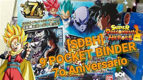 SDBH 9 Pocket Binder Super Set 7o Aniversario YouTube