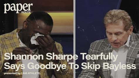 Shannon Sharpe Tearfully Says Goodbye To Skip Bayless Undisputed