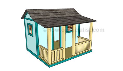 Free playhouse plans | HowToSpecialist - How to Build, Step by Step DIY ...