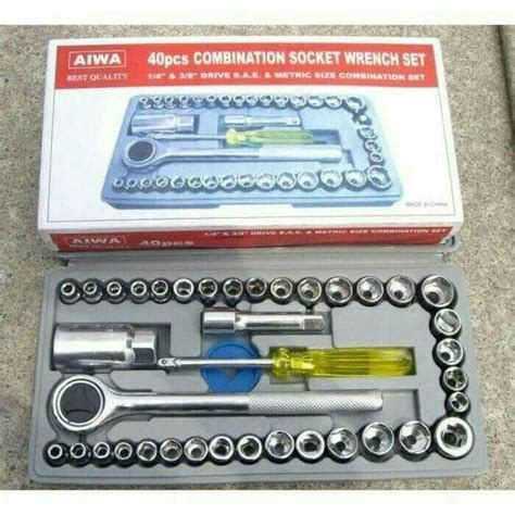 Jual Kunci Sok Shock Pcs Aiwa Multipurpose Combination Socket Wrench