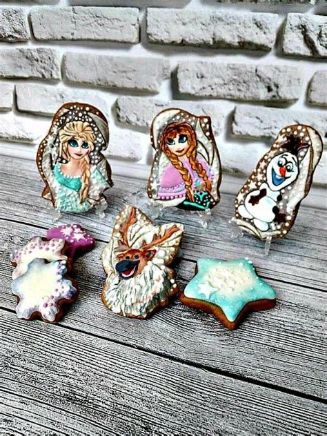 Пряники с героями мультфильма "Холодное сердце" | Cookies, Sugar cookie ...