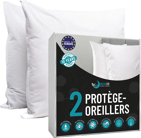 Utopia Bedding Prot Ge Oreillers Imperm Able Avec Fermeture Clair X