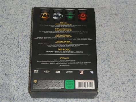 Batman Special Edition Box 4 Filme 1989 1997 8 Dvds In Rheinland