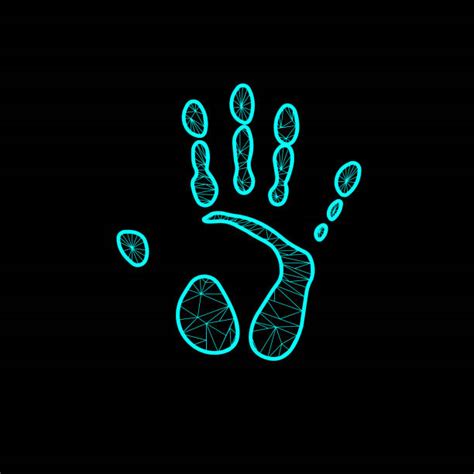 Handprint Scanner Illustrations Royalty Free Vector Graphics And Clip