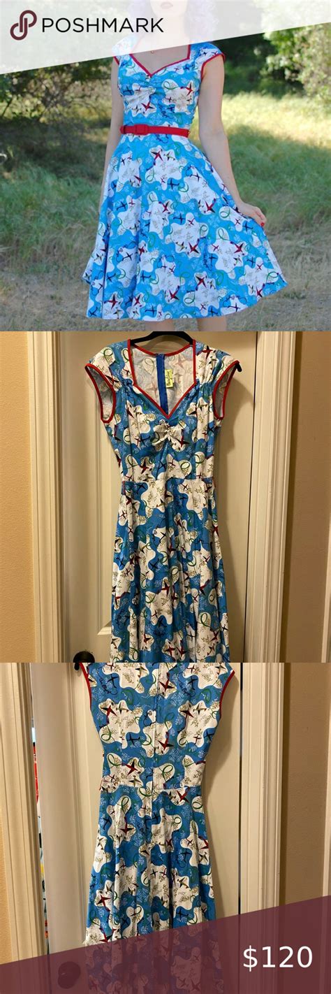 Euc Pinup Couture Mary Blair “heidi” Dress