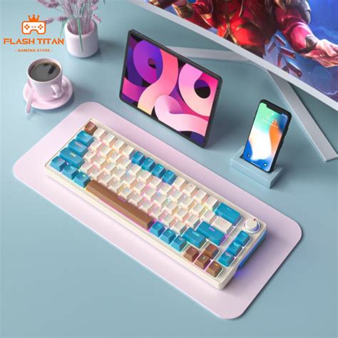 Bàn Phím Cơ Không Dây ZIFRIEND ZA PRO Hot swap pin Led RGB Bàn phím gaming đã được lube