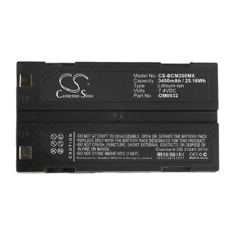 Аккумулятор Cameron Sino Capnocheck II Capnograph Pulse MCR-1821J/1-H ...