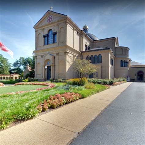 Outside Franciscan Monastery Franciscan Monastery Of The Holy Land In America