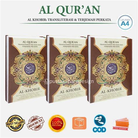 Jual Al Quran Terjemah Tajwid Alquran Standar Al Khobir Ukuran A Quran