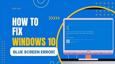 Blue Screen Of Death Don T Panic Here S How To Fix The Windows 10 Blue Screen Error Youtube