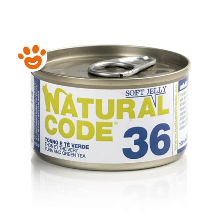 Natural Code Cat Adult al Tonno e Té Verde in Jelly Amore Animale Shop