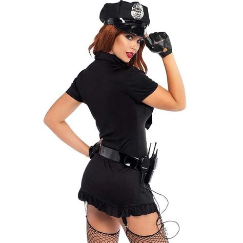 Police Mga Sexy Cosplay Halloween Party Costume Hot Bad Cop Officer Roleplay Outfit Kababaihan