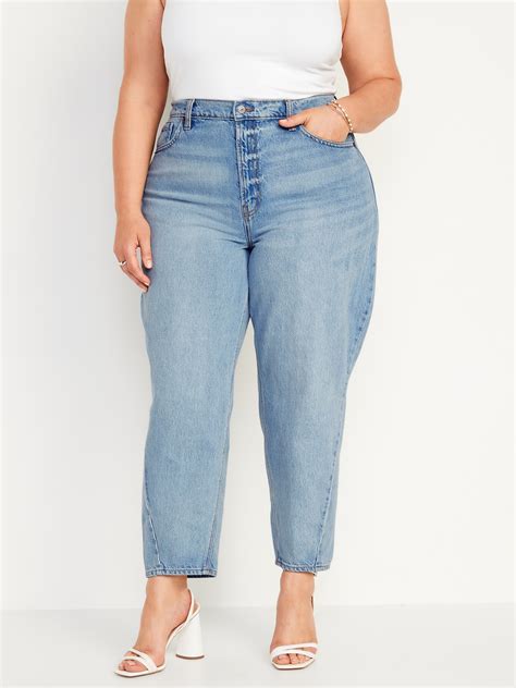 Extra High Waisted Balloon Ankle Jeans Old Navy