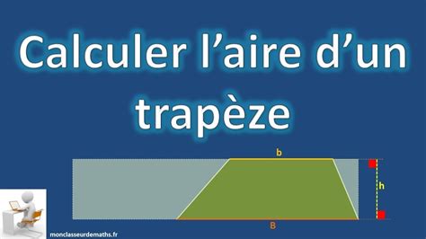 Calculer l aire d un trapèze YouTube