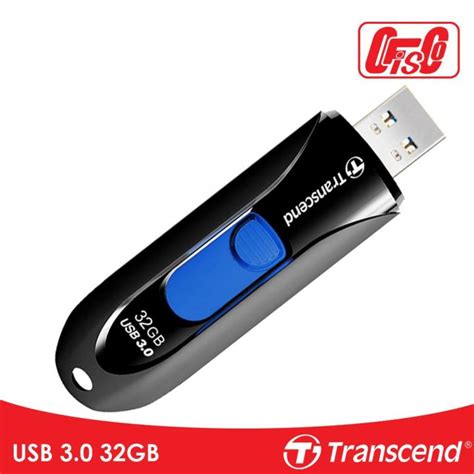 Transcend Usb 3 0 Jet Flash Flash Drive 32gb 790k 25 90 Black Blue Lazada Ph