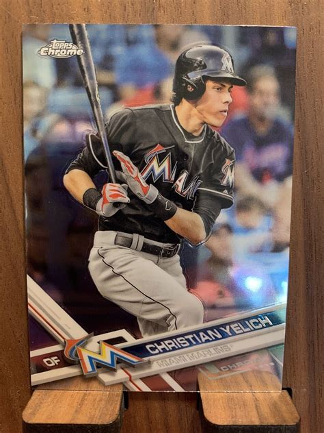 Topps Chrome Christian Yelich Ebay