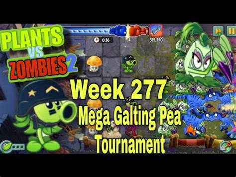 Plants Vs Zombies 2 Arena Mega Gatling Pea Tournament Week 277 Pokra