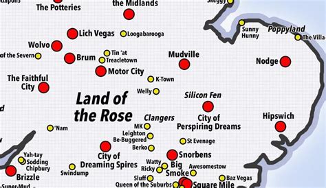 Blighty: A Map Of Nicknames For British Cities And Towns | Londonist