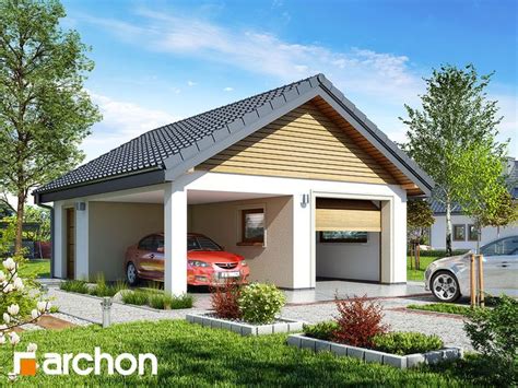 Garaż 1-stanowiskowy G19 | House styles, Outdoor structures, Outdoor decor