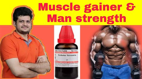 Tribulus Terrestris Muscle Gainer Homeopathic Medicine For