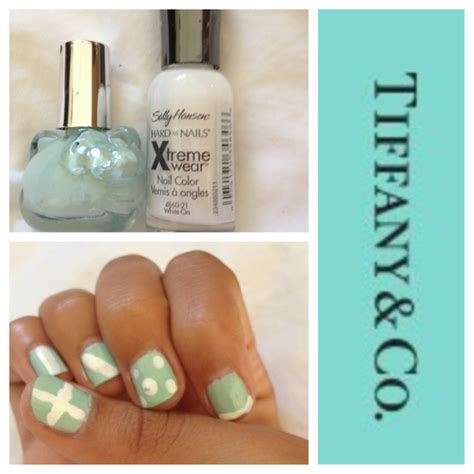 Tiffany And Co Inspired Nails Polish Make Up Nail Designs Ideas Nails Make Up Ideas