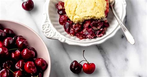 Fresh Cherry Cobbler Punchfork