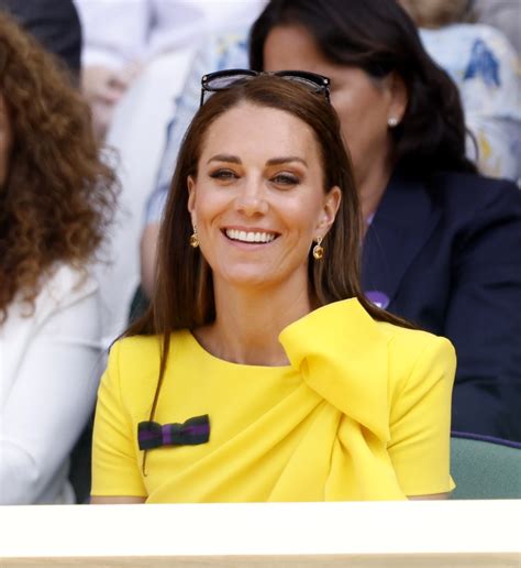 Kate Middleton Wore Her New Signature Color To The Wimbledon Finals—see