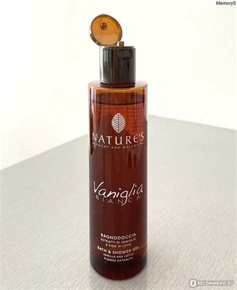 Гель для ванны и душа Nature's Vaniglia bianca - «Дорогой аромат с ...