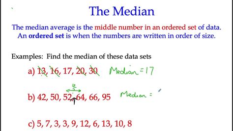 Statistics - Averages and Range - YouTube 