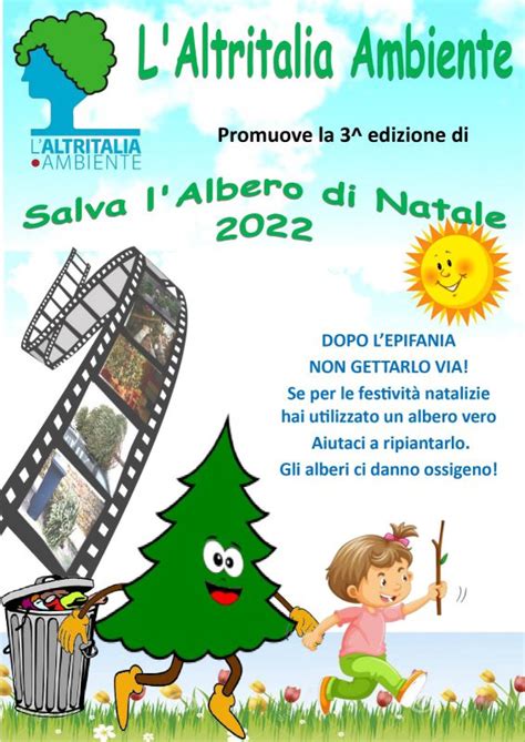 Al Via La Terza Edizione Di Salviamo L Albero Di Natale L