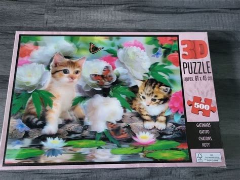 Puzzle Chatons 3d 500 Pieces Sans Beebs