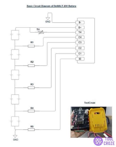 Dewalt 20v Battery Pinout Diagram Tool Croze