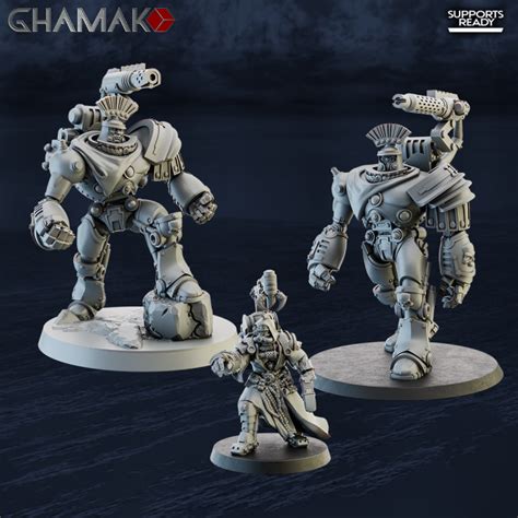 3d Printable Iron Golems By Ghamak