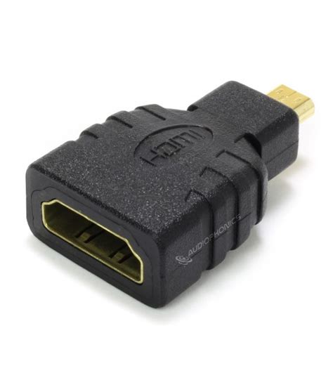 Adaptateur Micro Hdmi Mâle Vers Hdmi Femelle Audiophonics