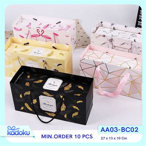 Jual Paperbag Box Set Box Souvenir Box Hampers Box Set Motif I