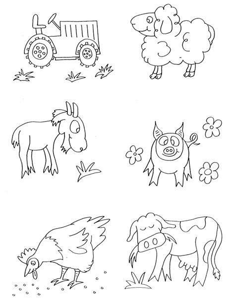 Farm Animals 21570 Animals Free Printable Coloring Pages