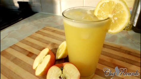 1 Healthy Breakfast Apple And Ginger Juice Recipes By Chef Ricardo Youtube