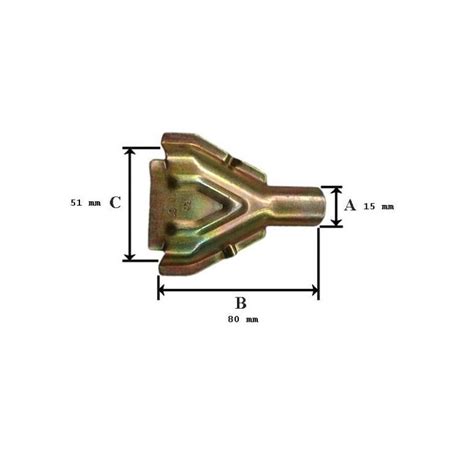 MEDIO CONO PARA FIJACION CABLE FRENO KNOTT Remolques Ralner