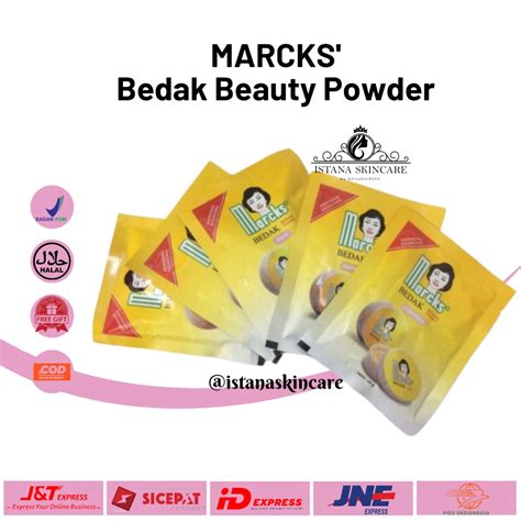 Jual Marcks Bedak Tabur Kemasan Ekonomis Sachet 20 GR Shopee