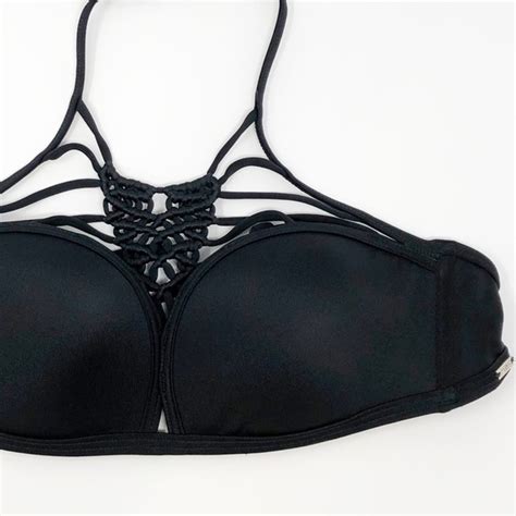 PINK Victoria S Secret Swim Nwt Pink Victorias Secret Strappy Macrame Bikini Poshmark