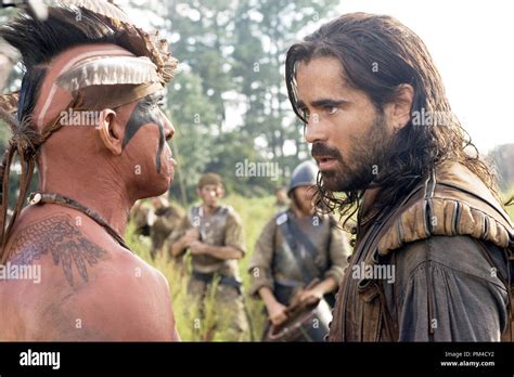 Film Still from "The New World" Raoul Trujillo, Colin Farrell 2005 ...