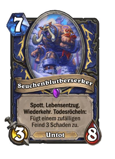 Seuchenblutberserker Hearthstone Kartengalerie