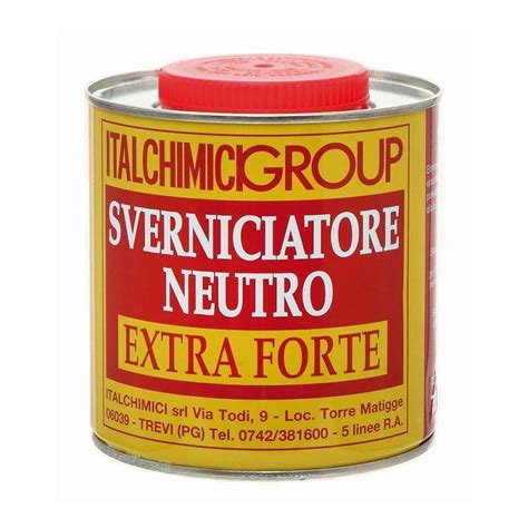 Sverniciatore Legno Ferro Elimina Vernice Universale Neutro Extra Forte