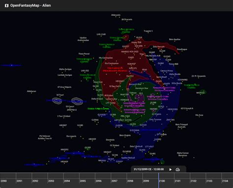 Interactive map of the Alien Galaxy : r/alienrpg