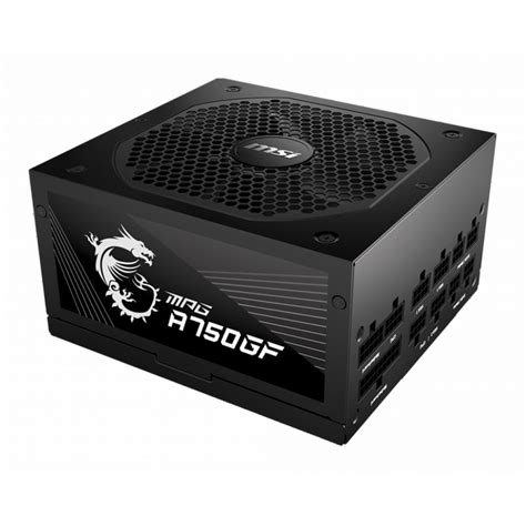 Fuente De Poder Msi Mpg A Gf W Certificada Plus Gold Full Modular