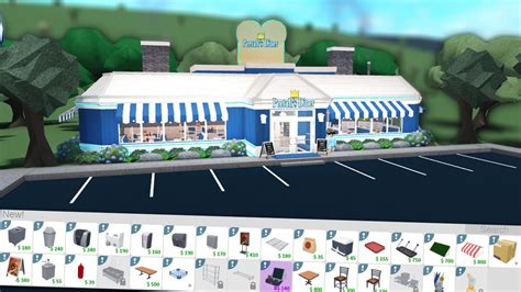 Decorating My Bloxburg Diner With The New Burger Update Items Youtube