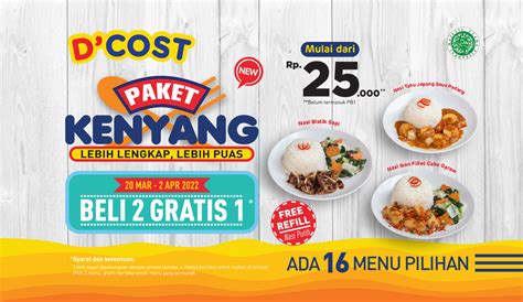 Promo Paket Kenyang Dcost