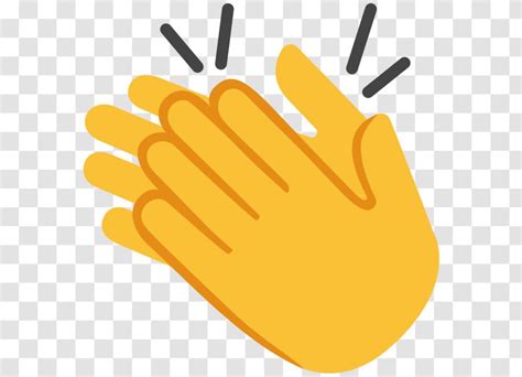 Clapping Hand Emoji Noto Fonts Applause Unicode Transparent Png