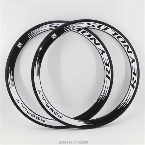 2Pcs Newest White 700C 50mm Clincher Rims Road Bicycle 3K UD 12K Full